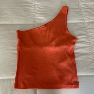 Hollister One-Shoulder Ribbed Tank